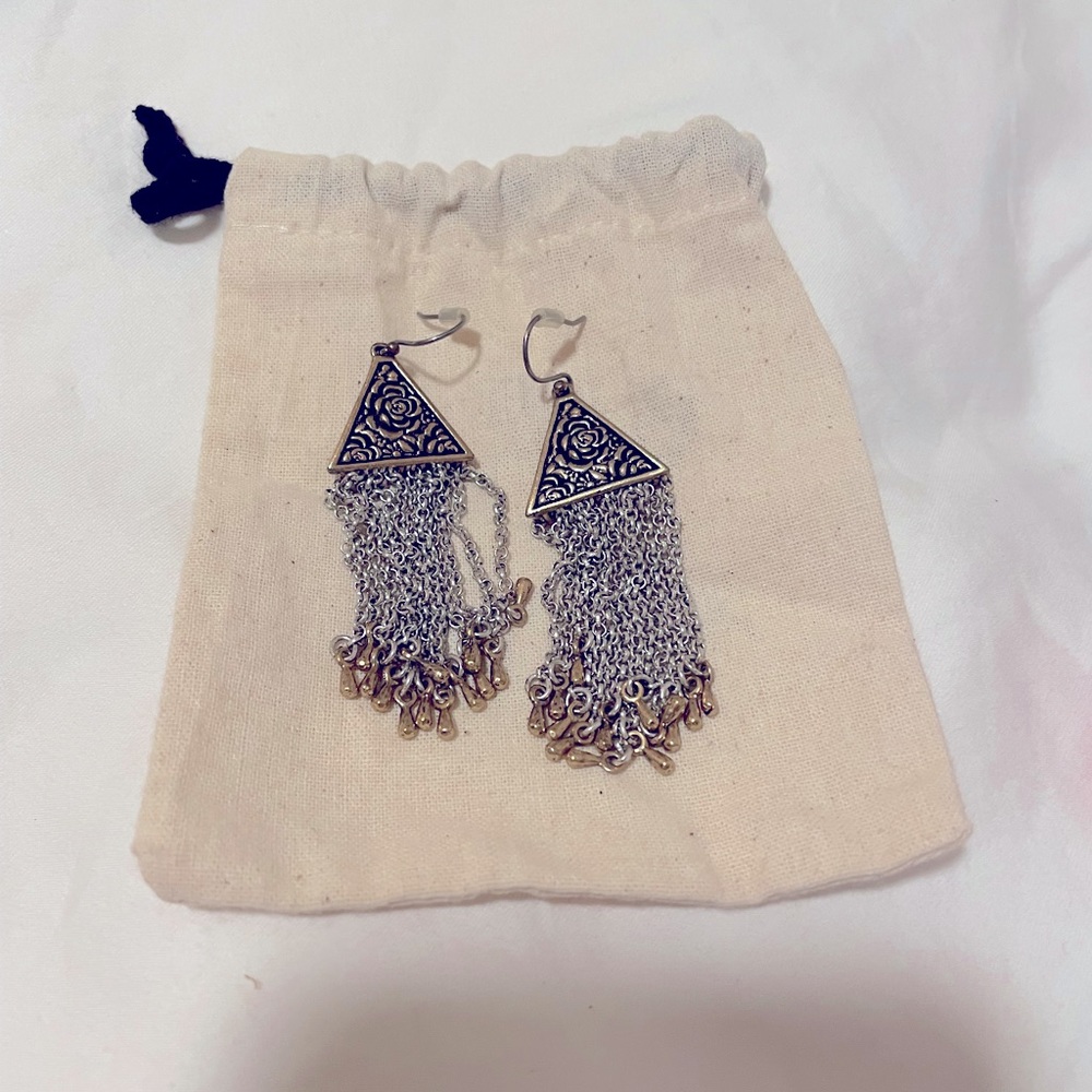Lucky Brand Triangle Earrings